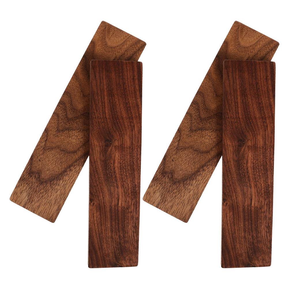 Lumber Woodworking - 4Pcs Thickened Walnut Wood Blocks Woodworking