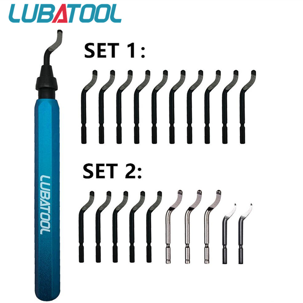 Woodworking Router Templates - LUBATOOL Deburring Tool with 11 HSS
