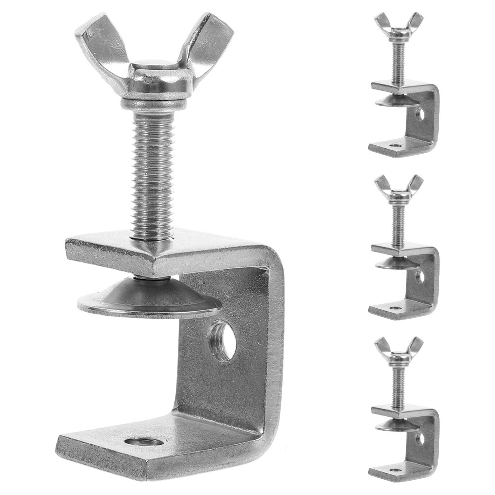 Woodworking Clamp - 4Pcs Heavy Duty Mini Stainless Steel