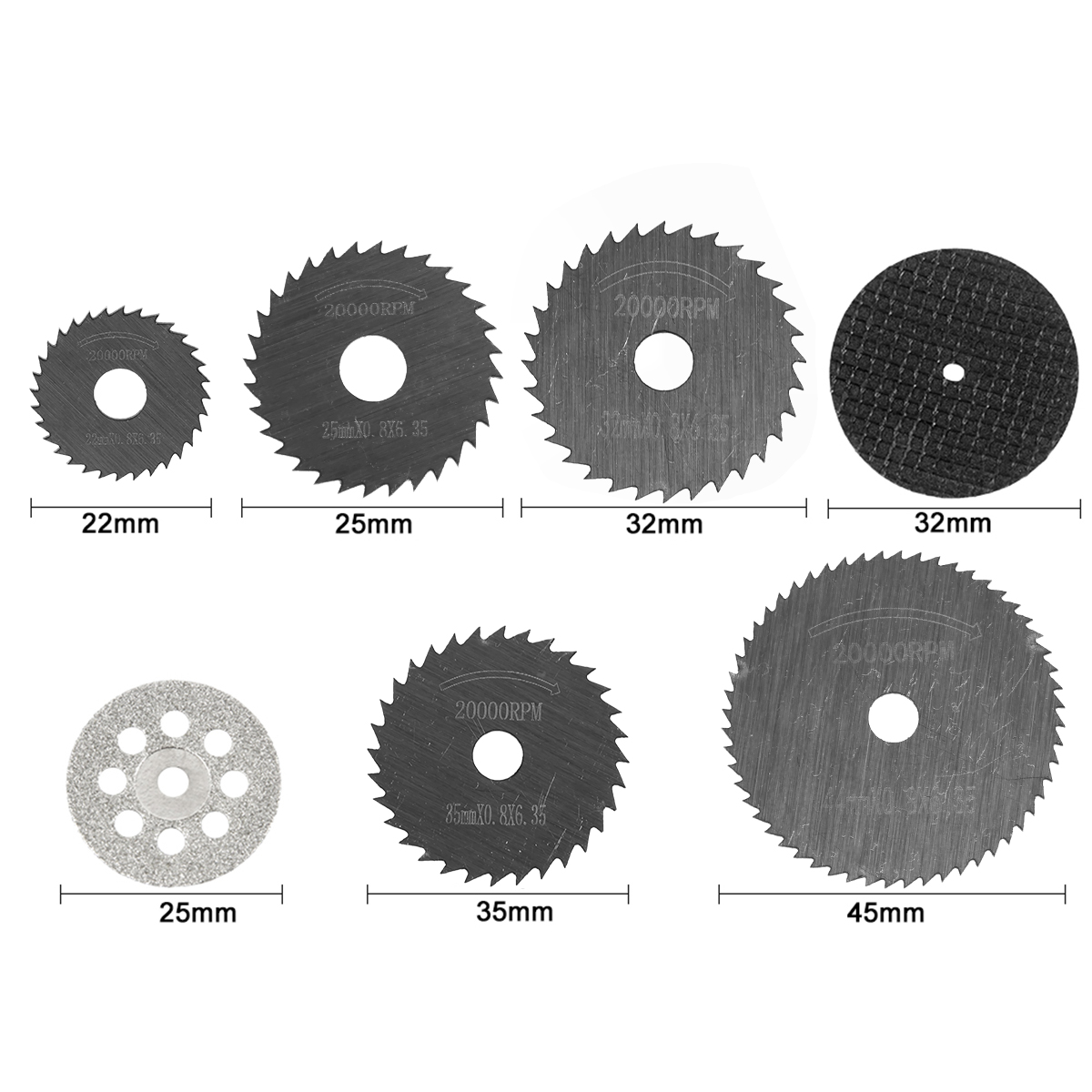 31/30pc Diamond Cutting Discs  - Woodworking Cutting Tools ulasan dan harga