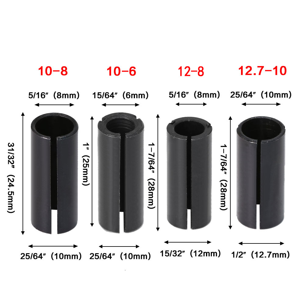 JGZUI Shank Reducer Collet Sle - Woodworking Router Templates ulasan dan harga