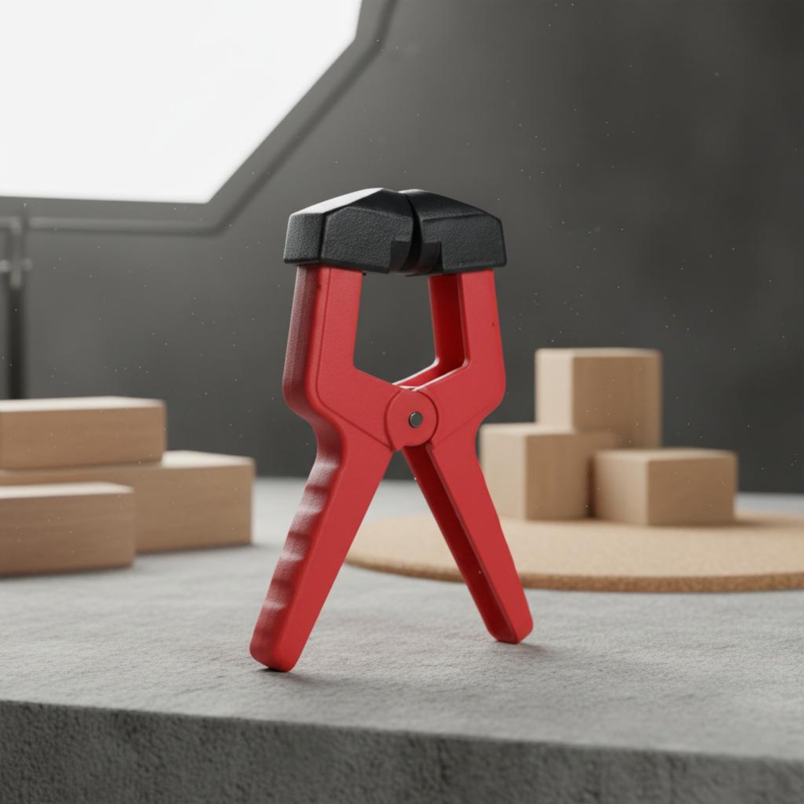 Triangular Clamp Clamp Red Col - Woodworking Workshop ulasan dan harga
