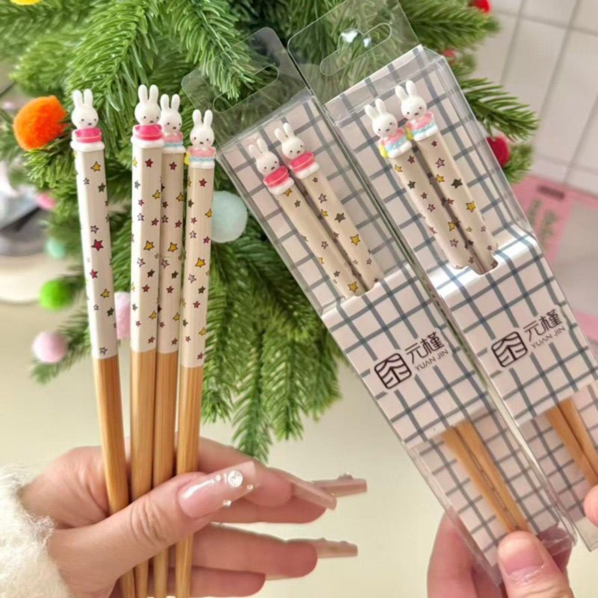 Kawaii Miffy Rabbit Chopsticks - Woodworking Ideas ulasan dan harga