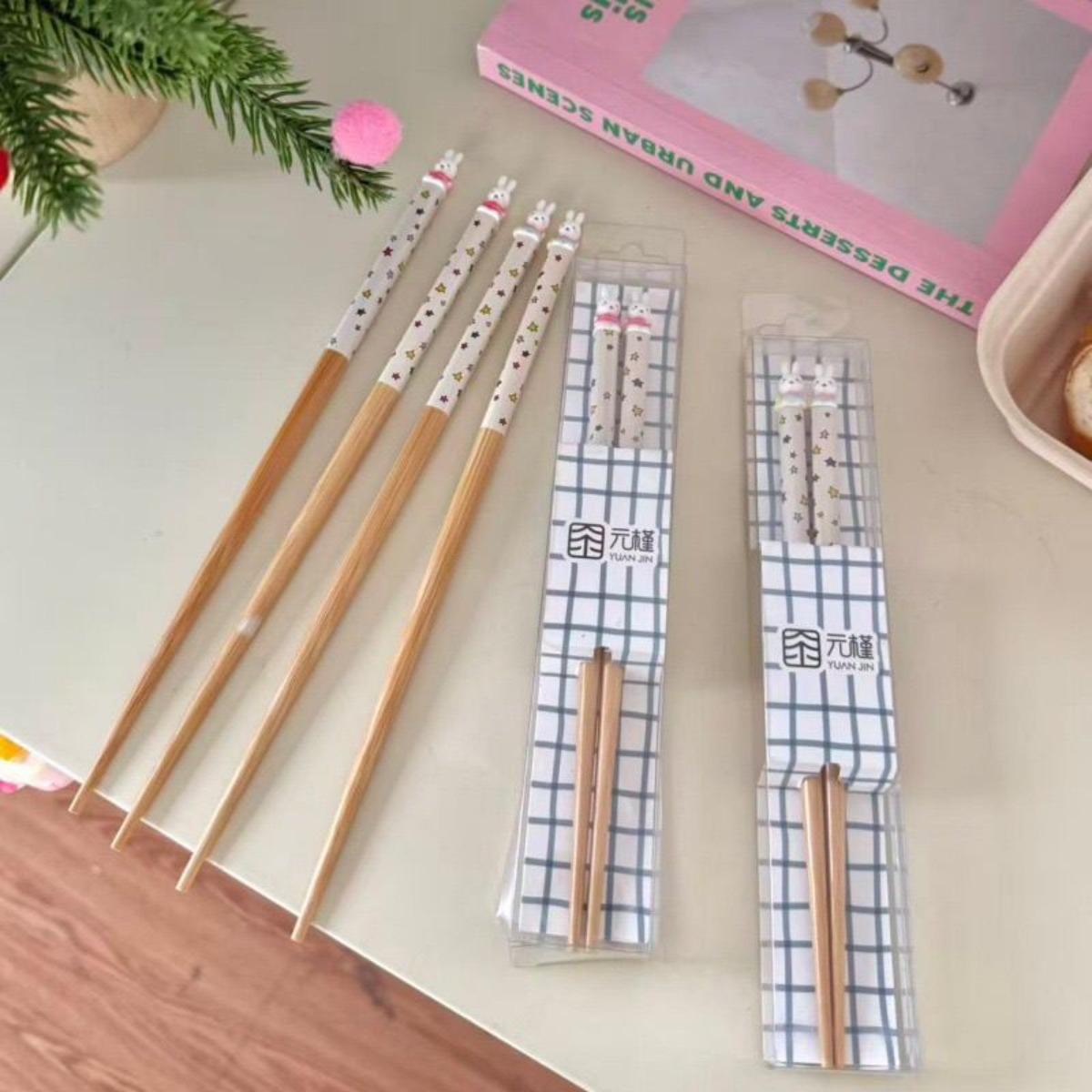 Kawaii Miffy Rabbit Chopsticks - Woodworking Ideas ulasan dan harga