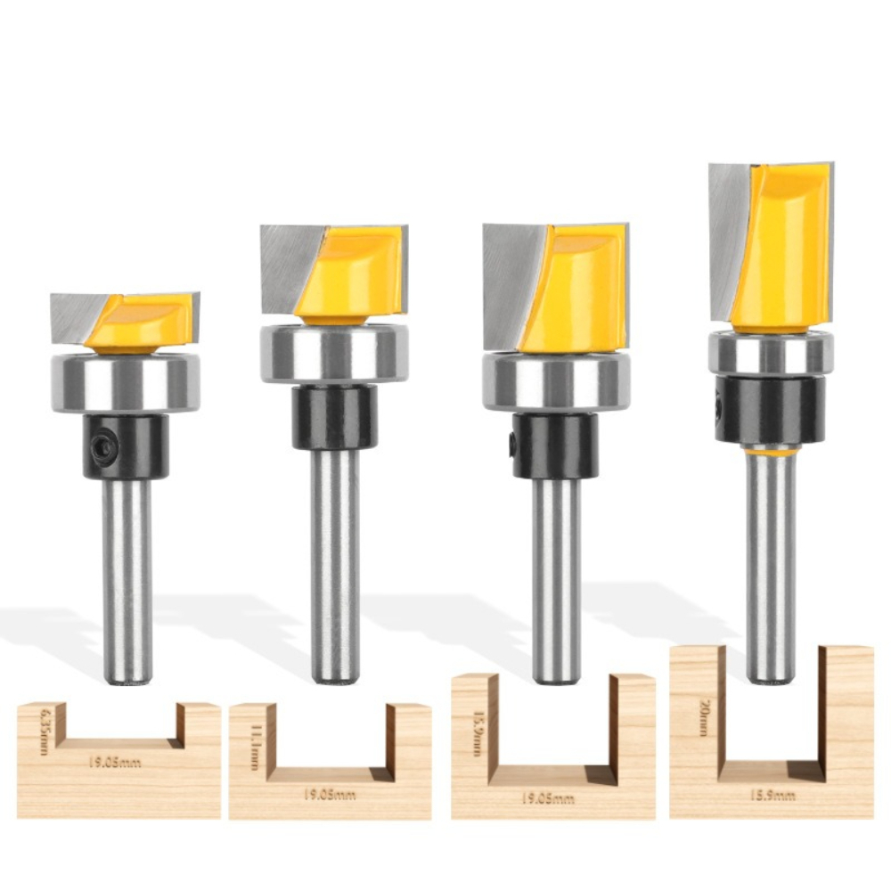 1/4Inch Shank Flush Trim Route - Woodworking Router Templates ulasan dan harga