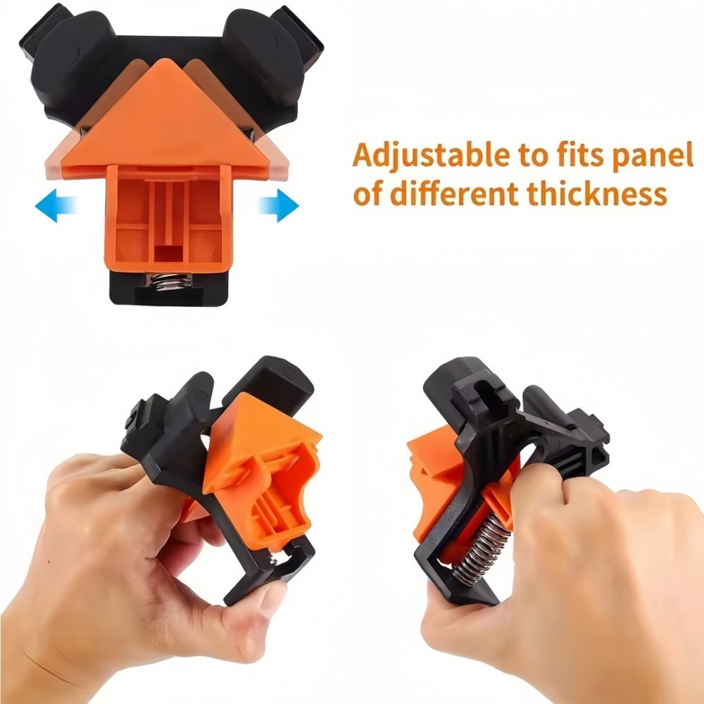 4pcs 90° Right Angle Clamp Fix - Woodworking Workshop ulasan dan harga