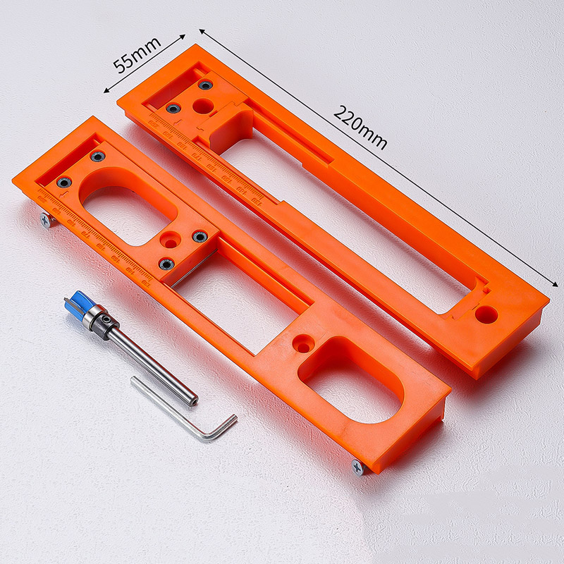 1Pc Hinge Mortise Template Inv - Woodworking Router Templates ulasan dan harga