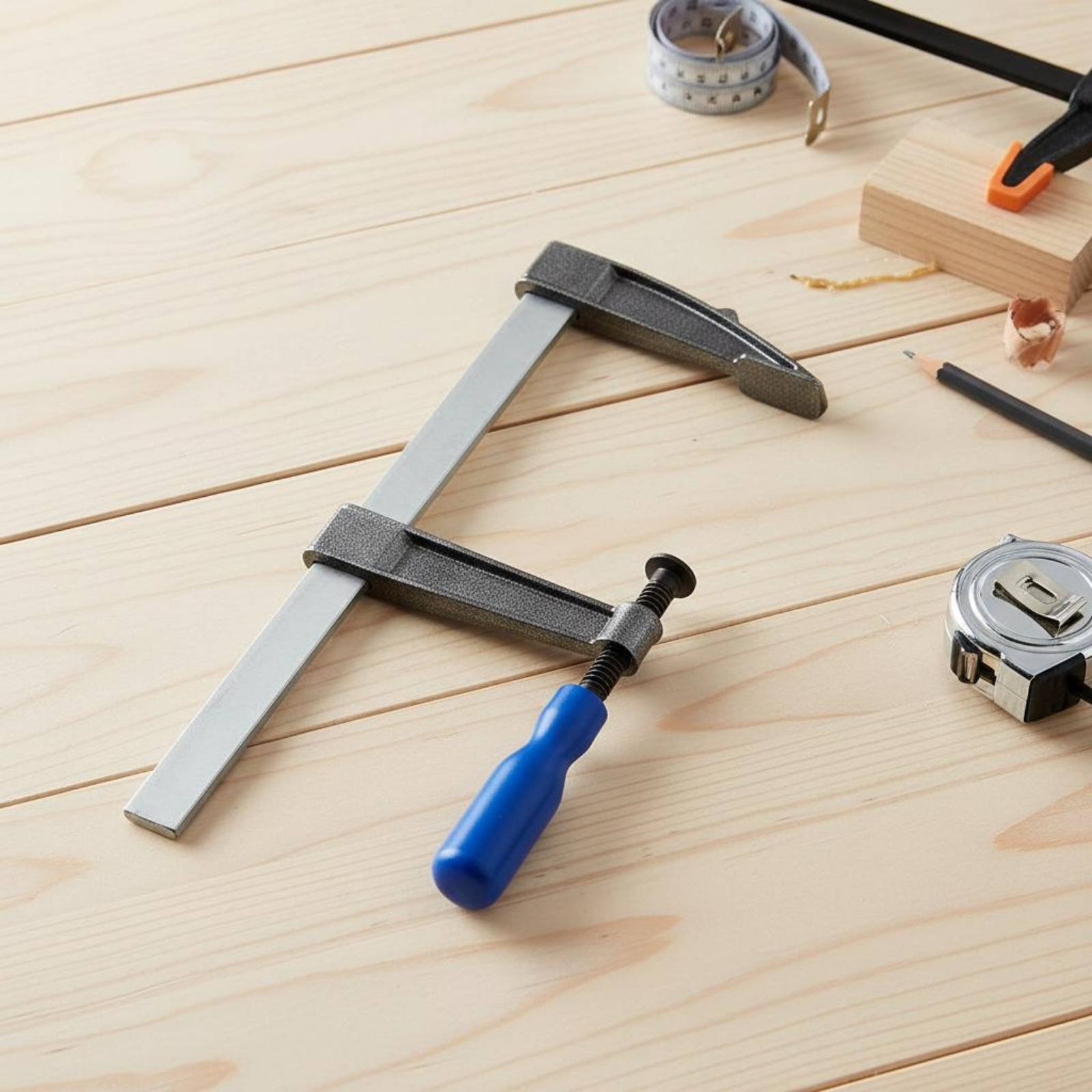 F-Clamp Effortless Adjustment  - Woodworking Workshop ulasan dan harga