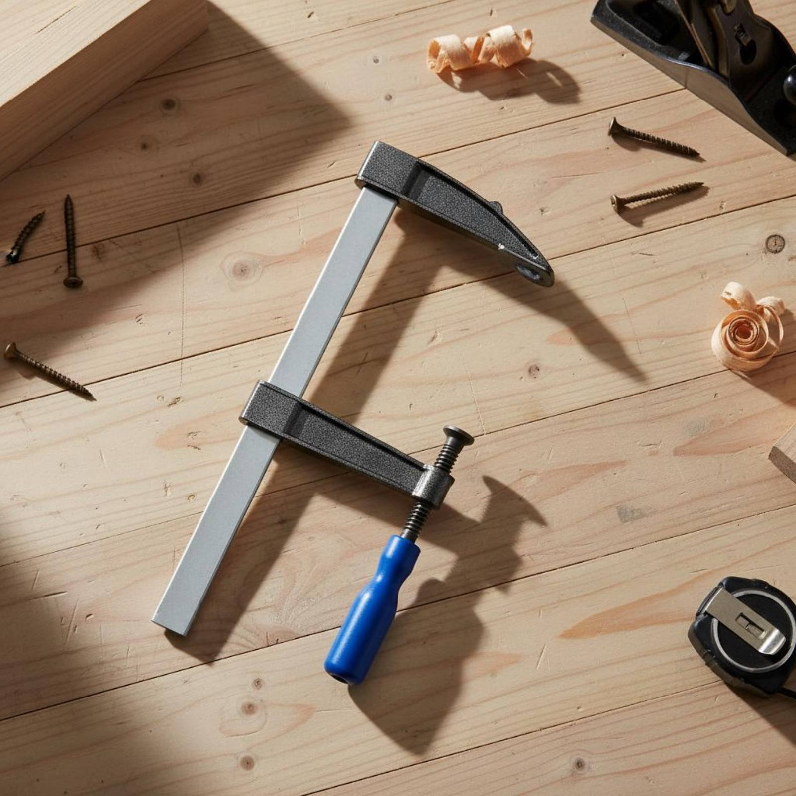 F-Clamp Effortless Adjustment  - Woodworking Workshop ulasan dan harga
