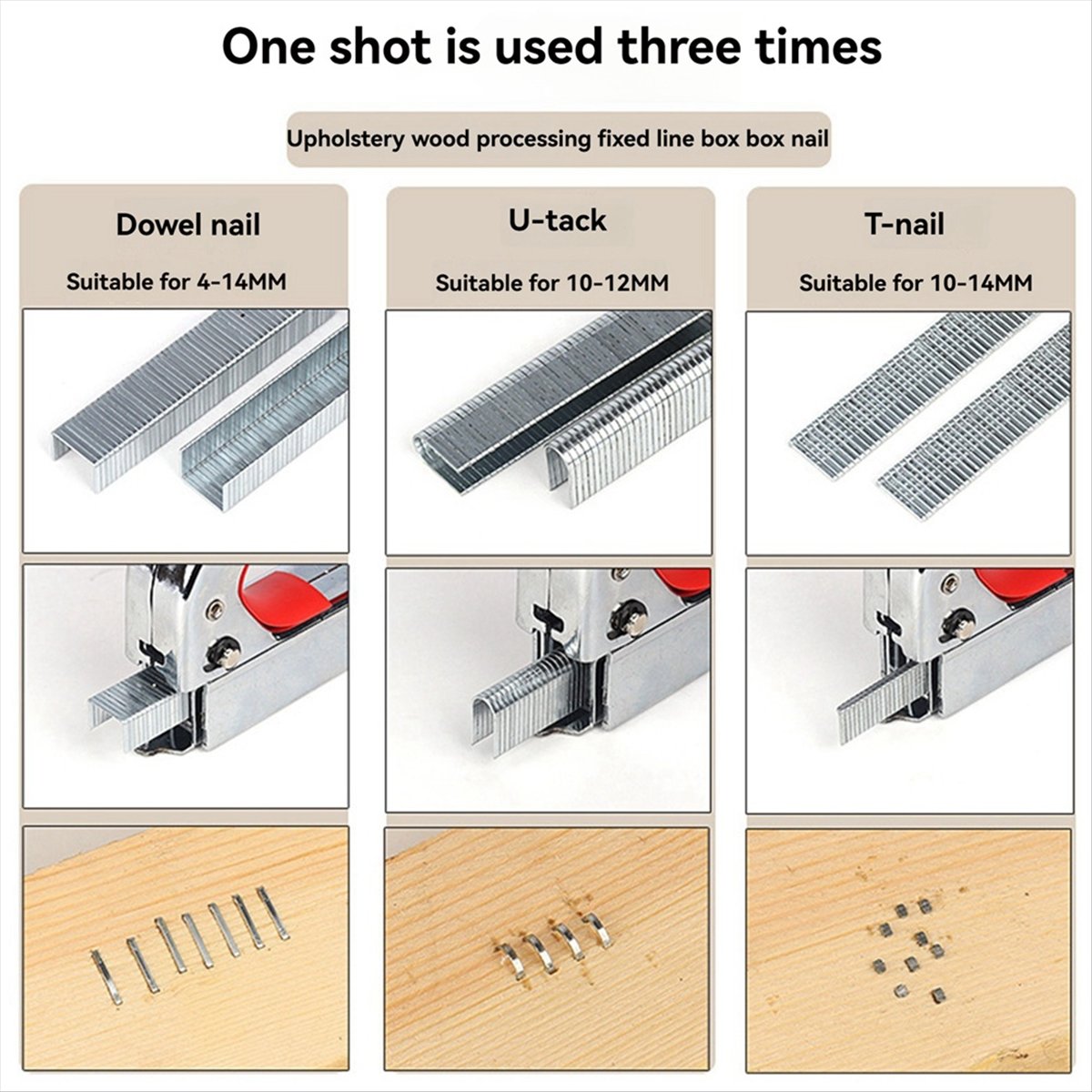 N82R Manual Three-Purpose Nail - Woodworking Nails ulasan dan harga