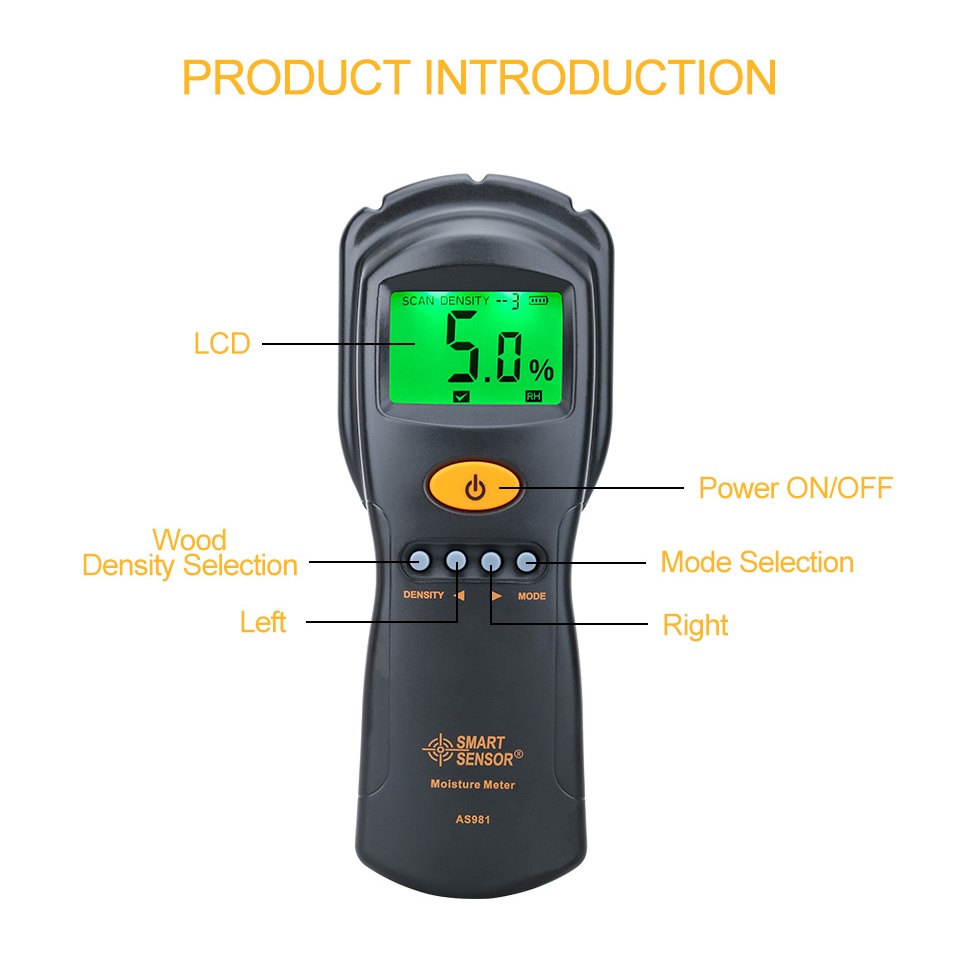 SMART SENSOR AS981 Digital Hyg - Lumber Woodworking ulasan dan harga