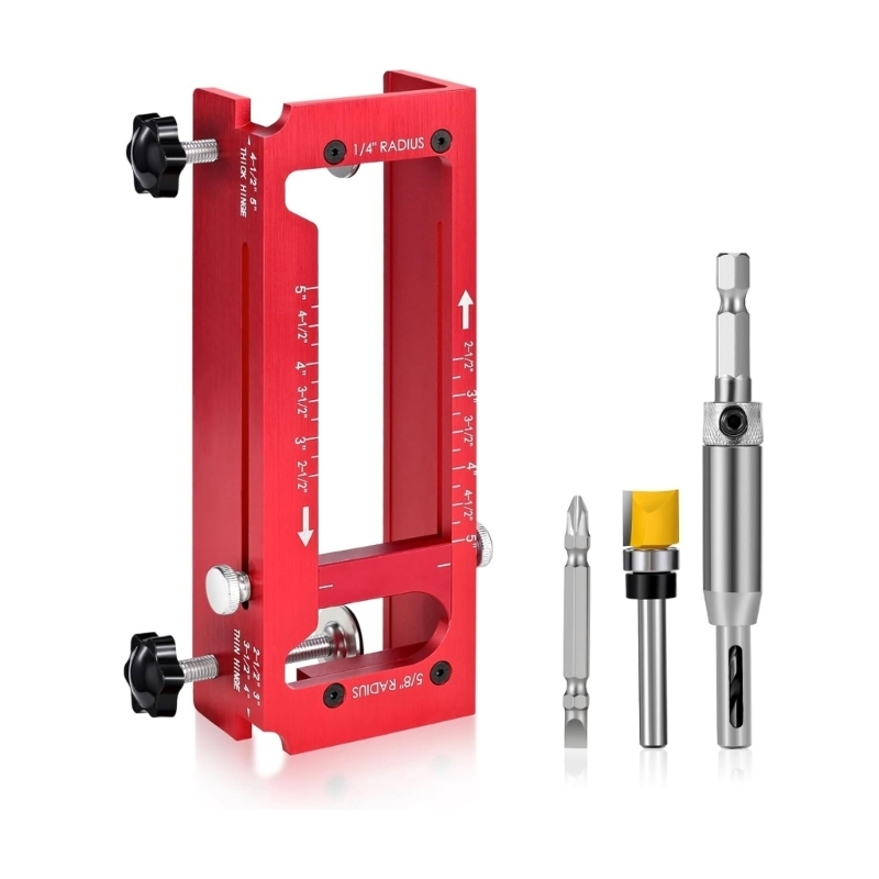 203F Door Hinge Mortiser Hinge - Woodworking Router Templates ulasan dan harga