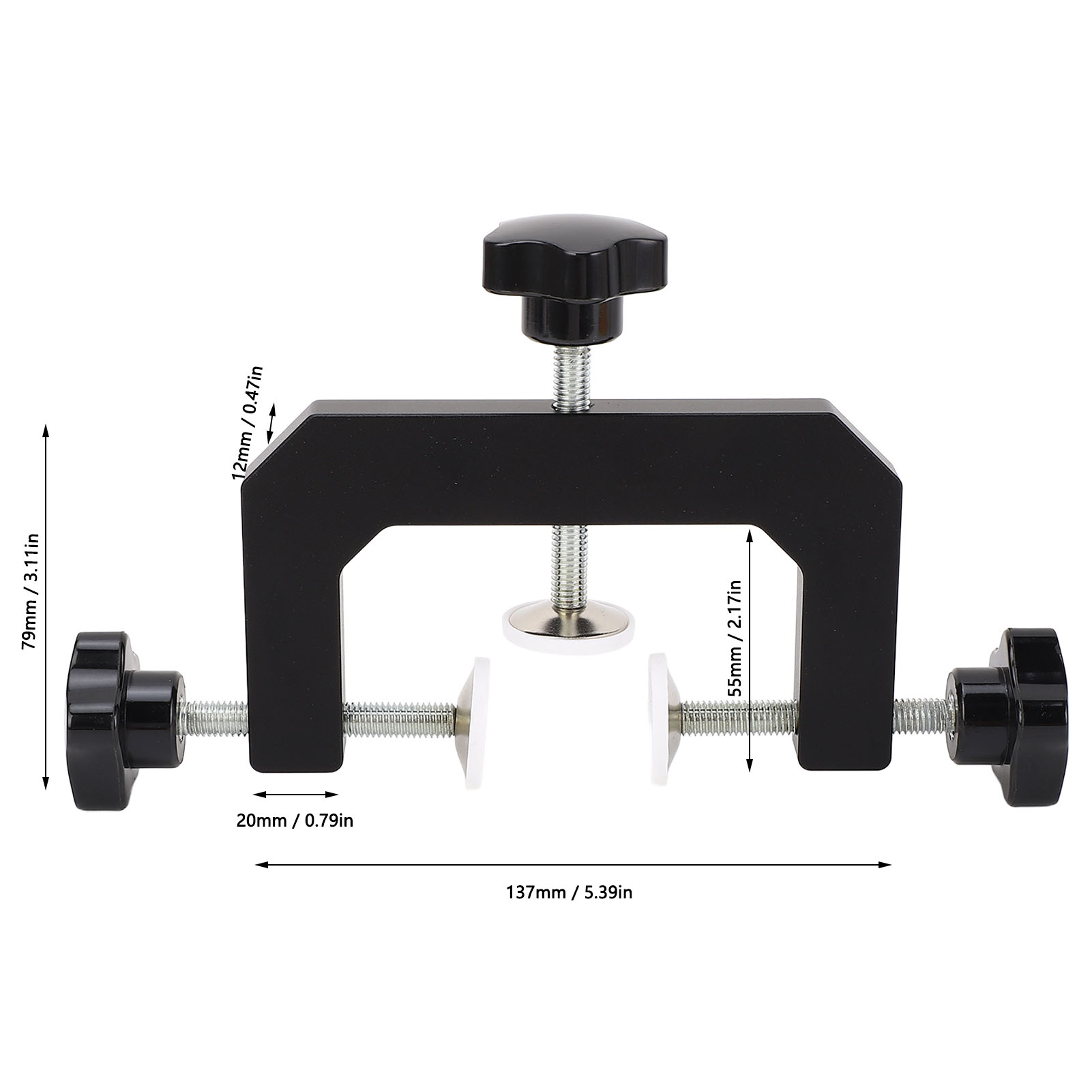 3 Way G Clamp Aluminium Alloy  - Woodworking Vise ulasan dan harga