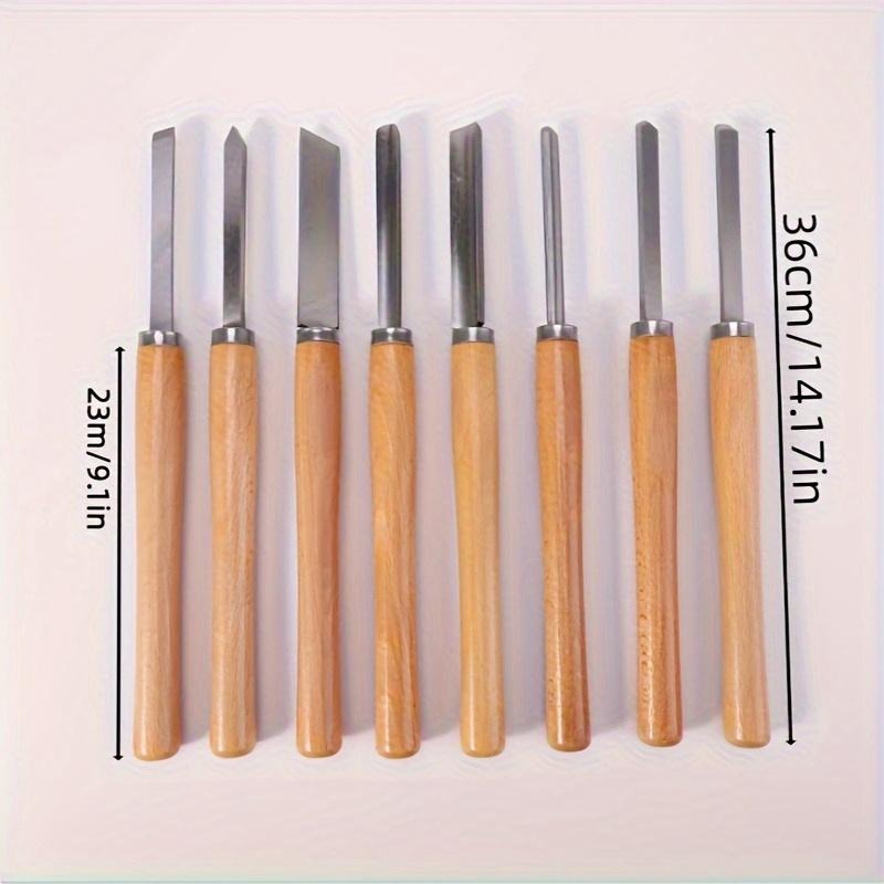 8Pcs Professional Wood Turning - Skew Chisel Wood ulasan dan harga