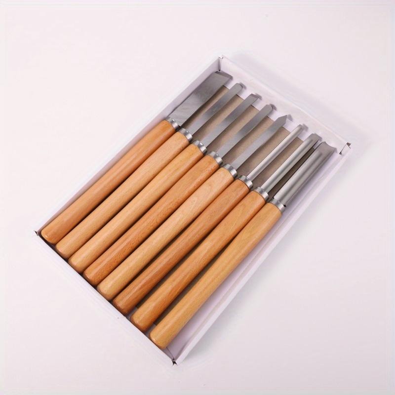 8Pcs Professional Wood Turning - Skew Chisel Wood ulasan dan harga