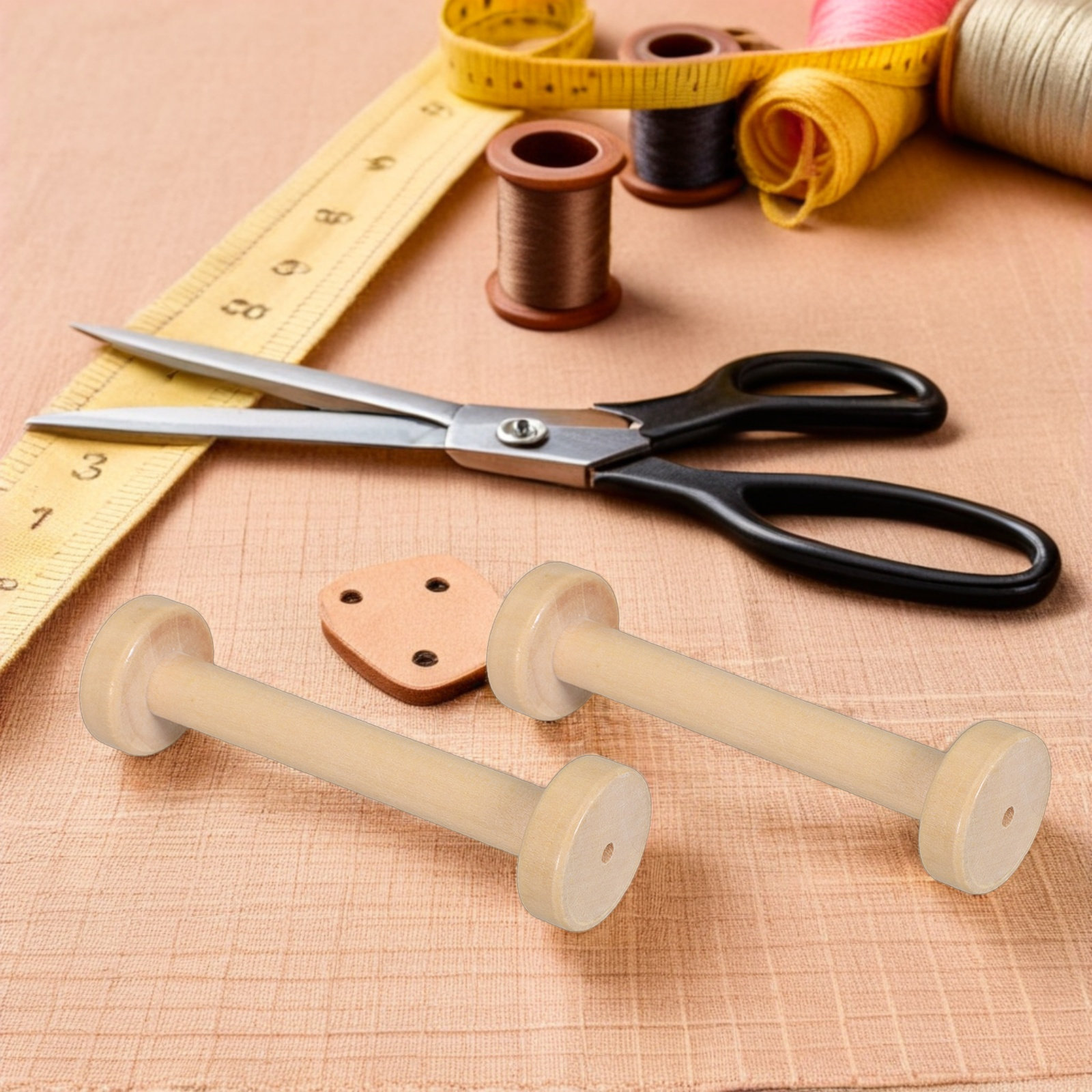 5Pcs Wooden Spools Natural Vin - Woodworking Ideas ulasan dan harga