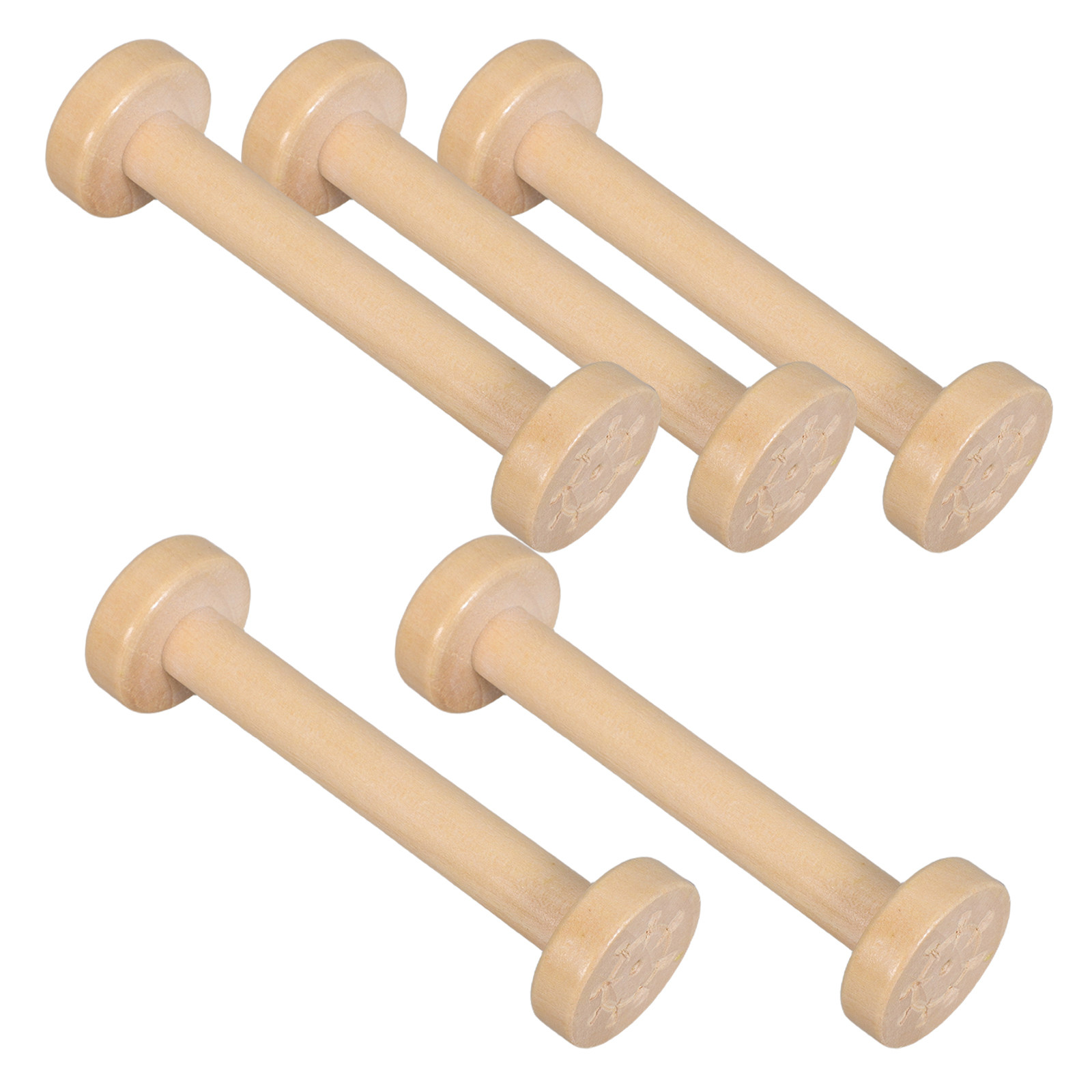5Pcs Wooden Spools Natural Vin - Woodworking Ideas ulasan dan harga