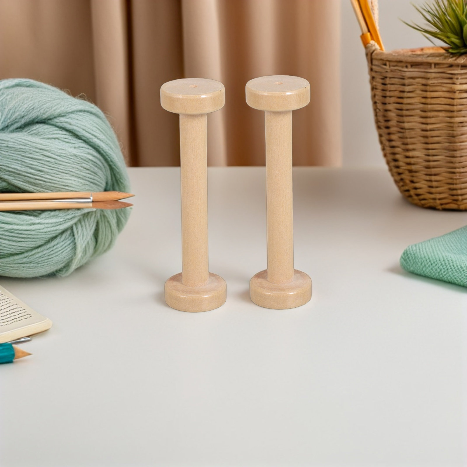 5Pcs Wooden Spools Natural Vin - Woodworking Ideas ulasan dan harga