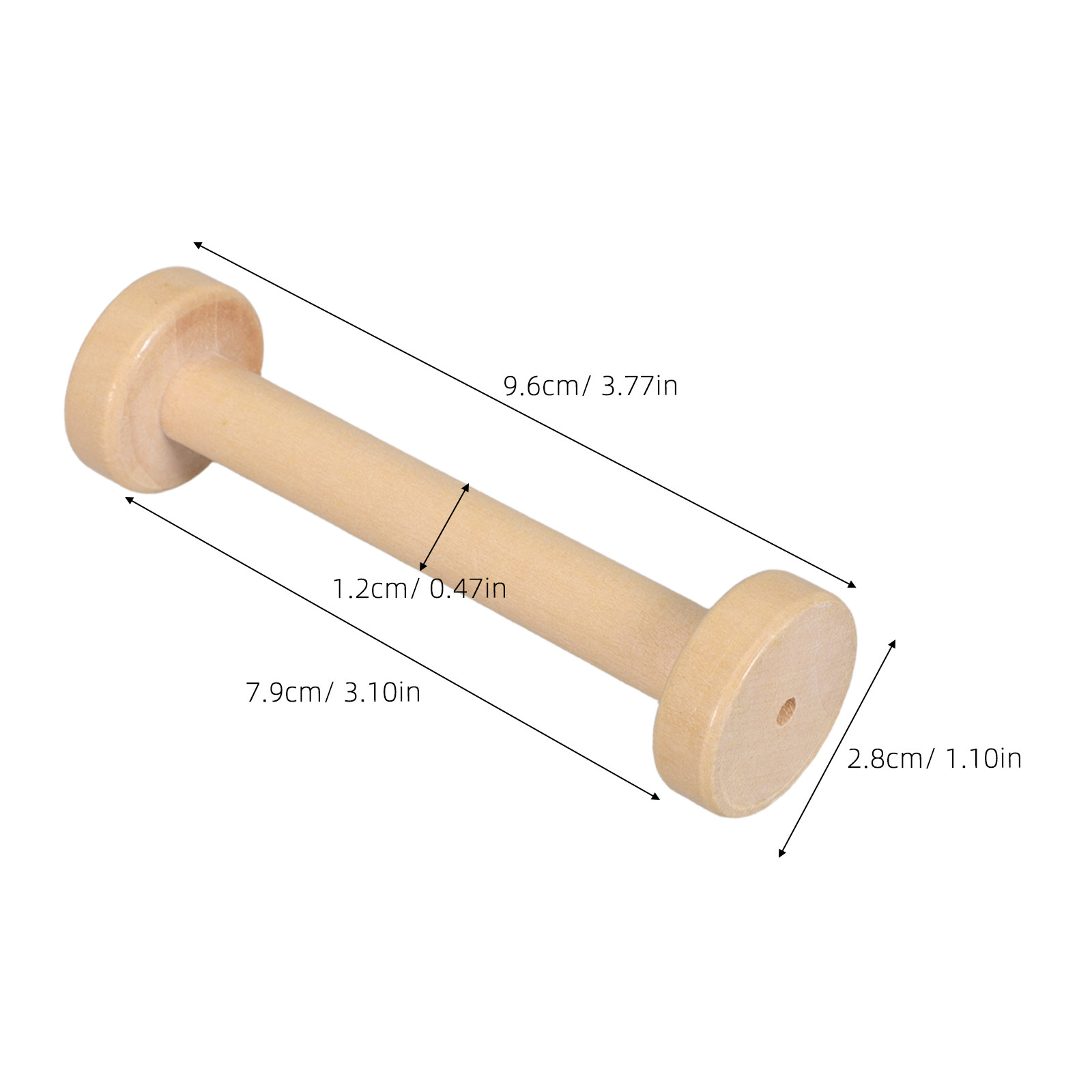 5Pcs Wooden Spools Natural Vin - Woodworking Ideas ulasan dan harga