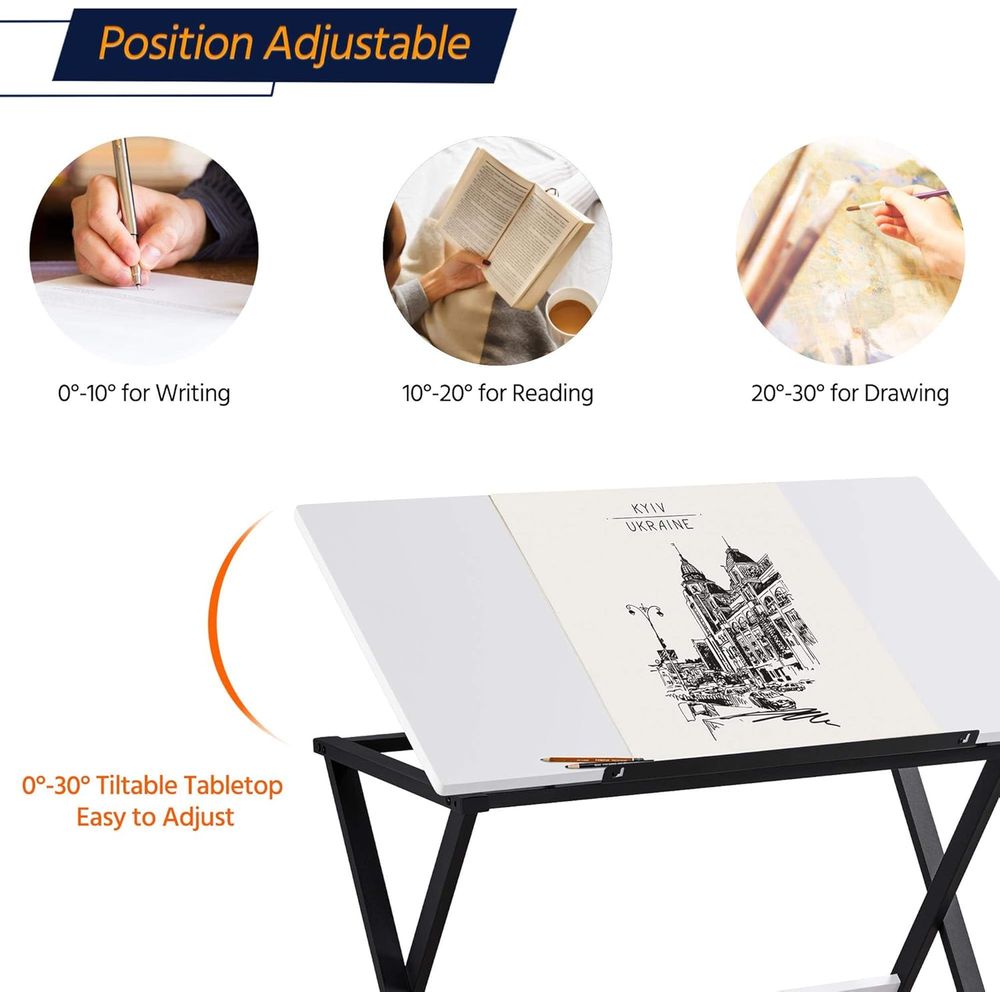 Drating Table or Artists Art D - Woodworking Table ulasan dan harga