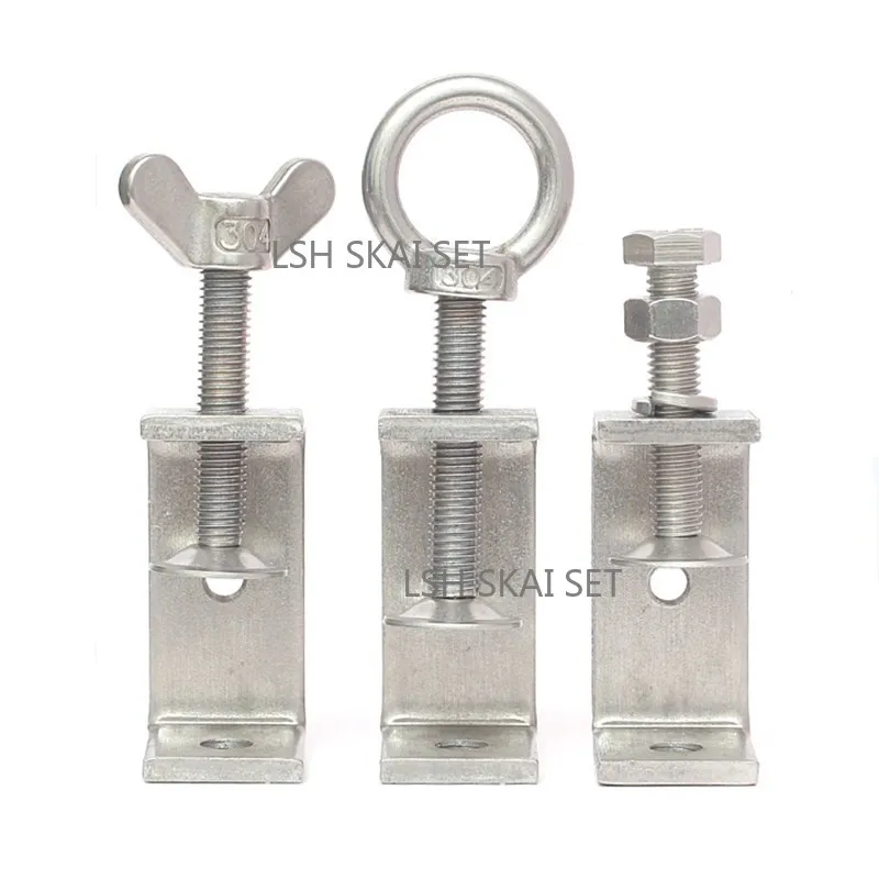 304 Stainless Steel Threaded C - Woodworking Clamp ulasan dan harga
