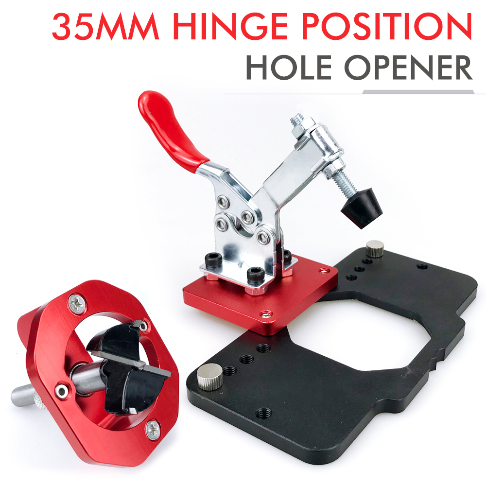 35mm Concealed Door Hinge Jig  - Woodworking Router Templates ulasan dan harga