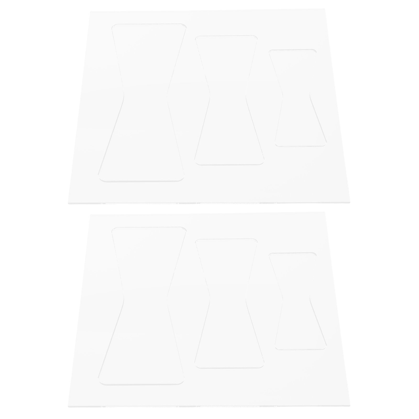 2Pcs Acrylic Woodworking Templ - Woodworking Router Templates ulasan dan harga