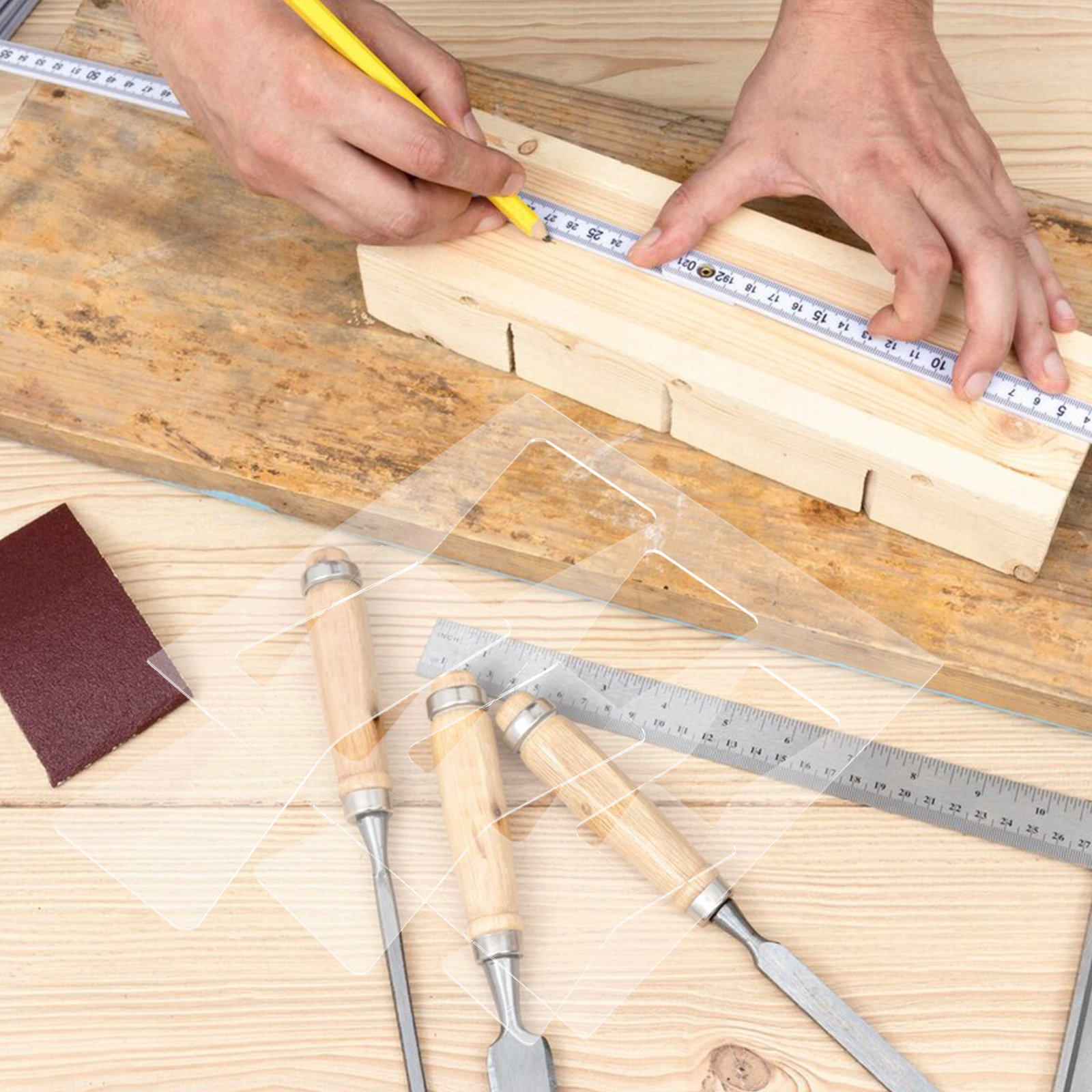 2Pcs Acrylic Woodworking Templ - Woodworking Router Templates ulasan dan harga